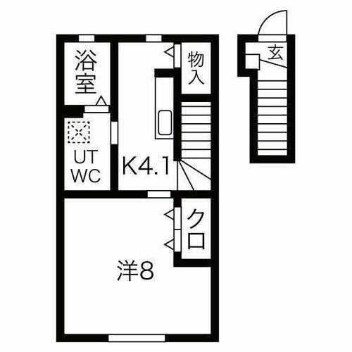 岩手県北上市上野町３丁目 柳原駅 1K アパート 賃貸物件詳細