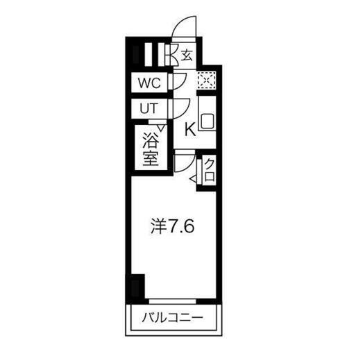 愛知県名古屋市中川区尾頭橋４丁目 尾頭橋駅 1K マンション 賃貸物件詳細