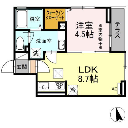 東京都日野市西平山３丁目 豊田駅 1LDK アパート 賃貸物件詳細