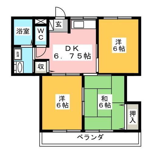 埼玉県狭山市大字水野 入曽駅 3DK マンション 賃貸物件詳細