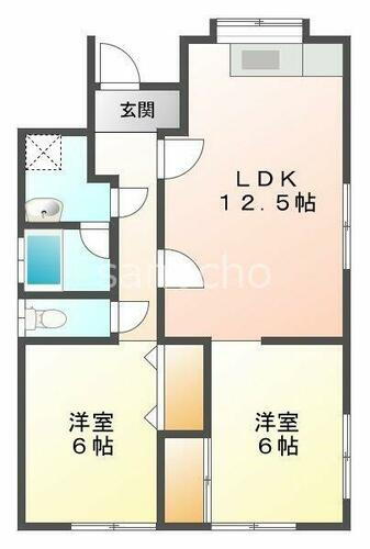 千葉県銚子市上野町 2LDK アパート 賃貸物件詳細