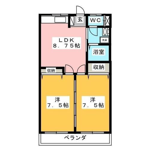 埼玉県狭山市富士見１丁目 狭山市駅 2LDK マンション 賃貸物件詳細