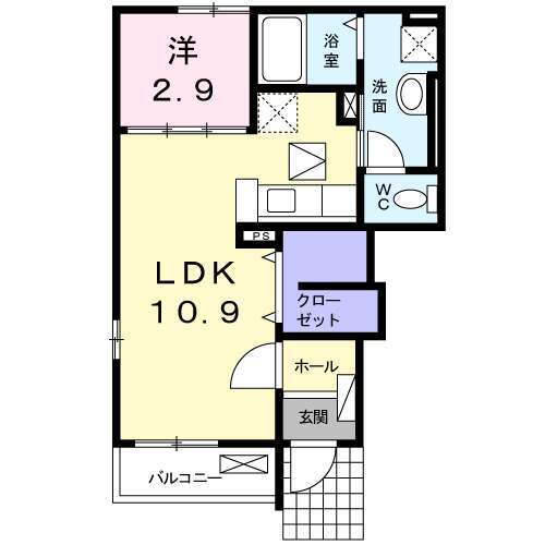 宮城県遠田郡美里町関根字堤筒 陸前谷地駅 1LDK アパート 賃貸物件詳細