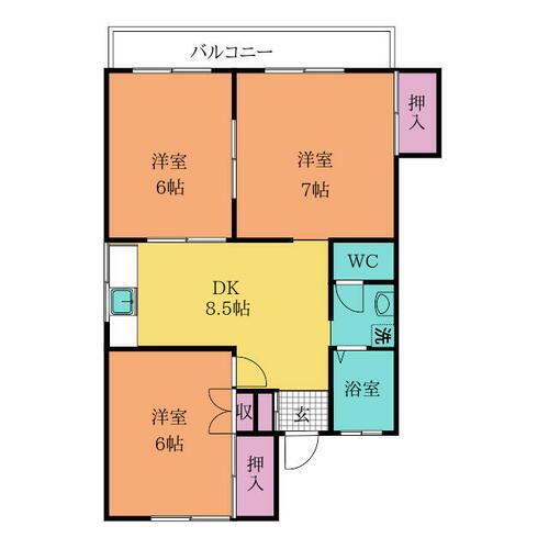 埼玉県川口市上青木２丁目 西川口駅 3DK アパート 賃貸物件詳細