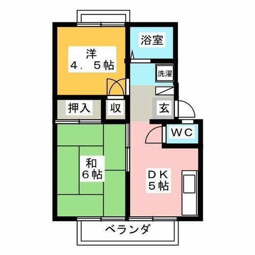 千葉県市川市菅野４丁目 本八幡駅 2DK アパート 賃貸物件詳細