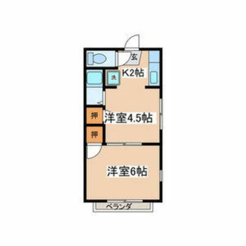 東京都町田市常盤町 矢部駅 2K アパート 賃貸物件詳細