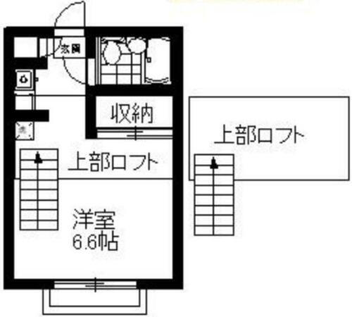 パーシモン国立 2階 1K 賃貸物件詳細