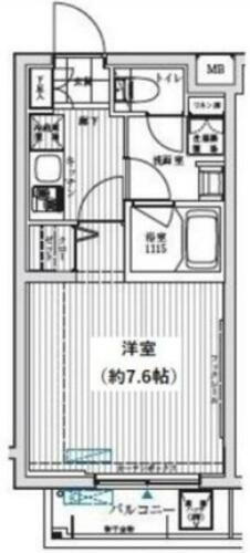 リライア烏山 4階 1K 賃貸物件詳細