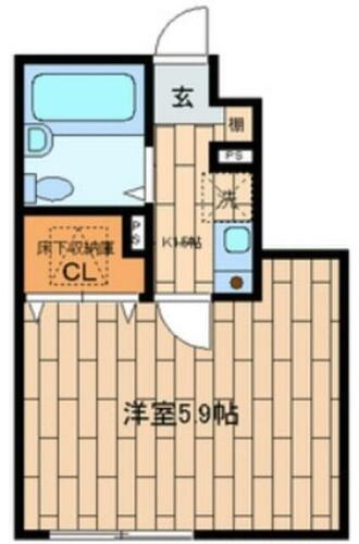 東京都渋谷区笹塚１丁目 笹塚駅 1K アパート 賃貸物件詳細