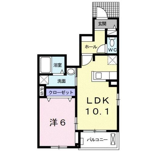 和歌山県和歌山市松島 田井ノ瀬駅 1LDK アパート 賃貸物件詳細