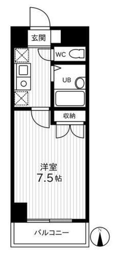 ＣＲＯＳＳ　ＣＯＵＲＴ 5階 1K 賃貸物件詳細