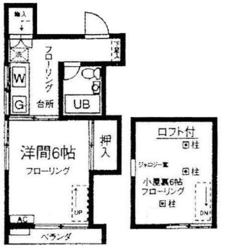 東京都北区西ケ原１丁目 駒込駅 1K アパート 賃貸物件詳細