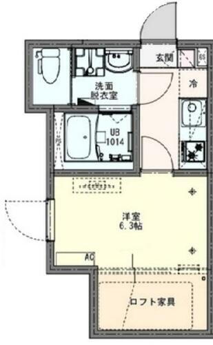 ＫＥＩＡＩ　ＲＥＳＩＤＥＮＣＥ　せんげん台 2階 1K 賃貸物件詳細
