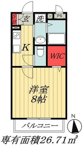 千葉県船橋市東中山２丁目 東中山駅 1K アパート 賃貸物件詳細