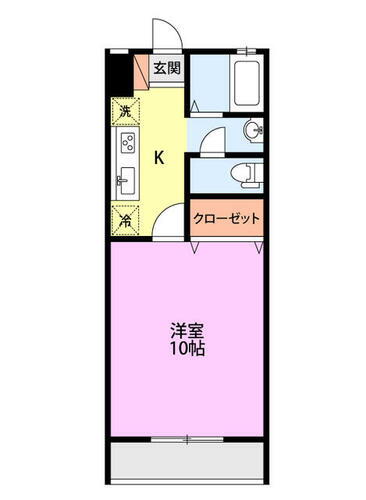 新潟県新潟市西区小新南１丁目 1K アパート 賃貸物件詳細