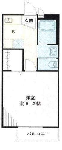 ユニオンＦ 2階 1K 賃貸物件詳細