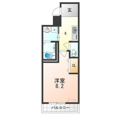 大阪府大阪市住吉区山之内２丁目 杉本町駅 1K アパート 賃貸物件詳細