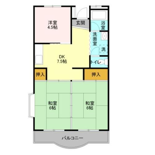 クレセントハイツ 3階 3DK 賃貸物件詳細
