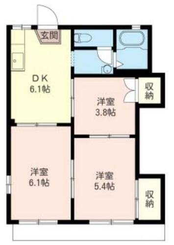 本在寺荘 1階 3DK 賃貸物件詳細