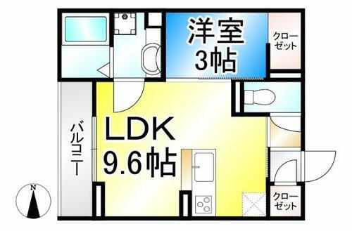 長野県長野市若里３丁目 長野駅 1LDK アパート 賃貸物件詳細