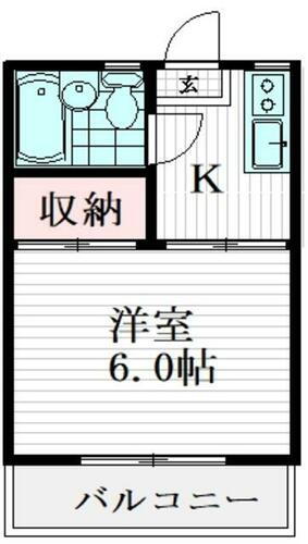 カーサ大塚 2階 1K 賃貸物件詳細