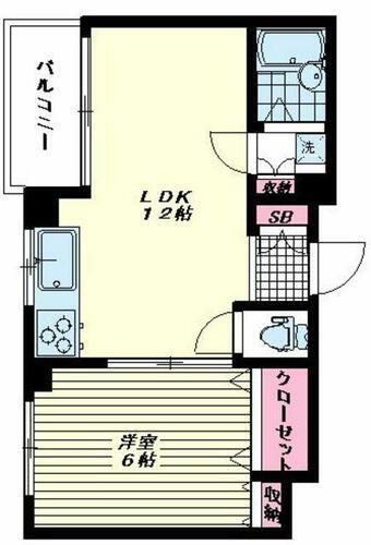 ベルハイム戸越Ⅱ 4階 1LDK 賃貸物件詳細