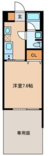 ｃａｃｈｅｔｔｅ 1階 1K 賃貸物件詳細