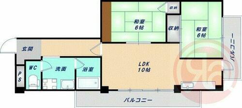 ドミール春光 3階 2LDK 賃貸物件詳細