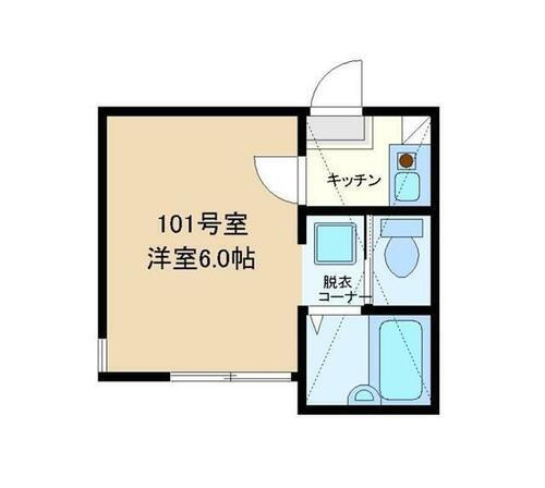 神奈川県相模原市中央区共和２丁目 淵野辺駅 1K アパート 賃貸物件詳細