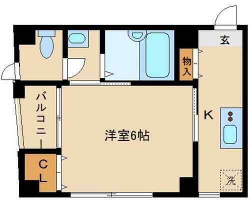 第５３シンエイビル 2階 1K 賃貸物件詳細