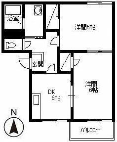群馬県前橋市天川町 前橋駅 2DK アパート 賃貸物件詳細