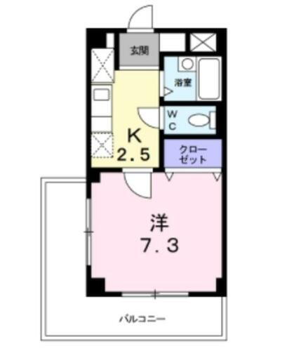 千葉県松戸市東松戸１丁目 東松戸駅 1K マンション 賃貸物件詳細