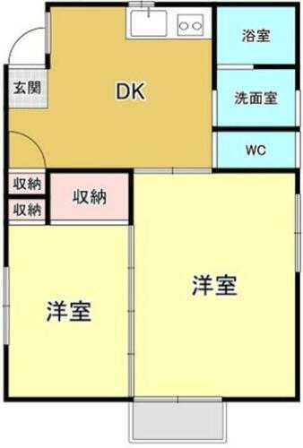 埼玉県坂戸市三光町 坂戸駅 2DK アパート 賃貸物件詳細
