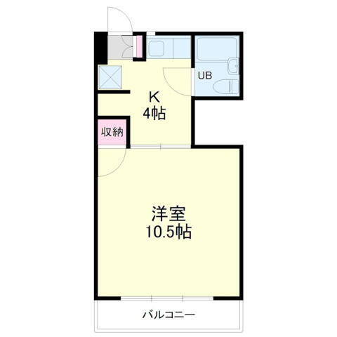 マンションＫＭ－２ 4階 1K 賃貸物件詳細