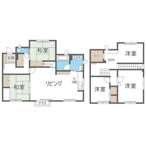 あいの里３条２丁目戸建 5LDK 賃貸物件詳細