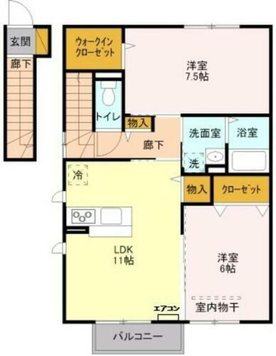 埼玉県越谷市レイクタウン２丁目 越谷レイクタウン駅 2LDK アパート 賃貸物件詳細