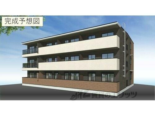 滋賀県栗東市中沢３丁目  3階建