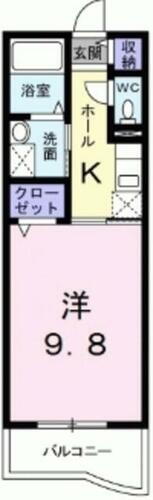 埼玉県越谷市大字袋山 大袋駅 1K マンション 賃貸物件詳細