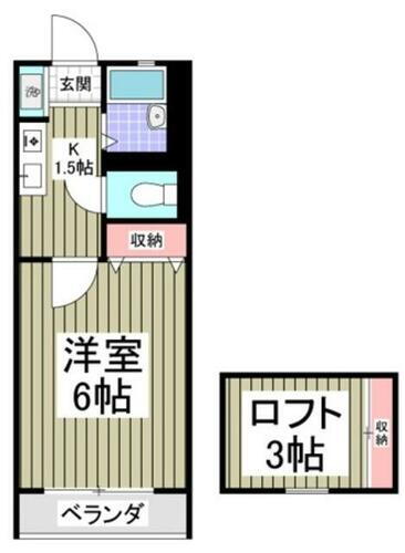 神奈川県川崎市多摩区生田６丁目 生田駅 1K アパート 賃貸物件詳細