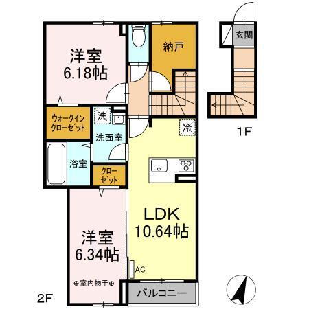 東京都江戸川区鹿骨３丁目 賃貸アパート