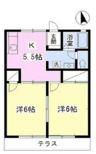 神奈川県厚木市下依知３丁目 本厚木駅 2DK アパート 賃貸物件詳細