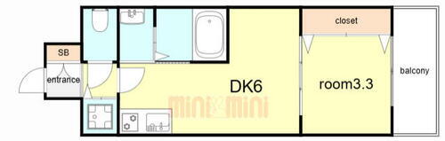 ディームス塚本 12階 1DK 賃貸物件詳細