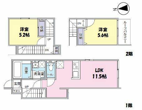 埼玉県戸田市笹目２丁目 戸田駅 2LDK アパート 賃貸物件詳細