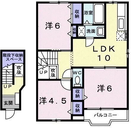 兵庫県たつの市御津町釜屋 山陽網干駅 3LDK アパート 賃貸物件詳細