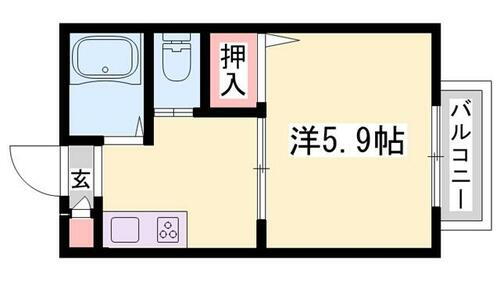 兵庫県西脇市西脇 新西脇駅 1K アパート 賃貸物件詳細