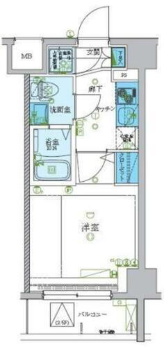 神奈川県川崎市高津区梶ケ谷１丁目 梶が谷駅 1K マンション 賃貸物件詳細