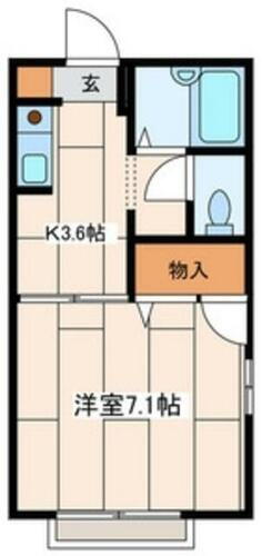 神奈川県藤沢市石川 六会日大前駅 1K アパート 賃貸物件詳細