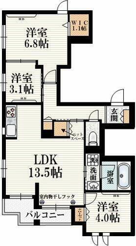 東京都杉並区久我山２丁目 久我山駅 3LDK マンション 賃貸物件詳細