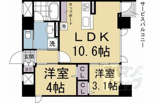 京都府京都市上京区千本通出水下る十四軒町 賃貸マンション