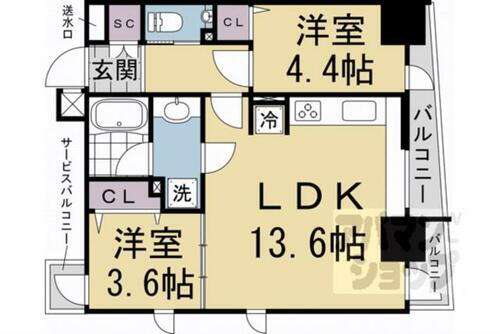 京都府京都市上京区千本通出水下る十四軒町 賃貸マンション